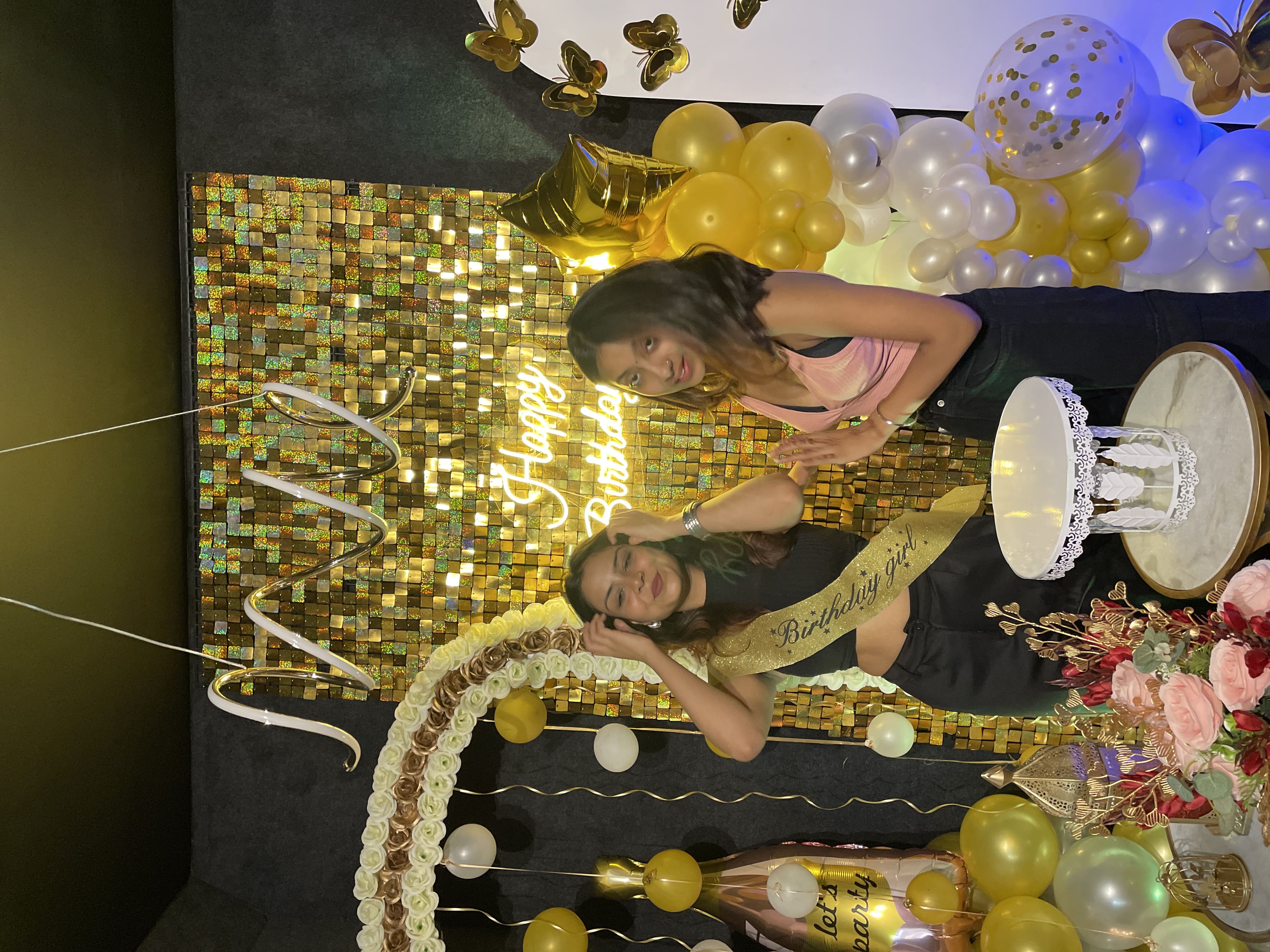 Home theater with comfortable seating and a large screen